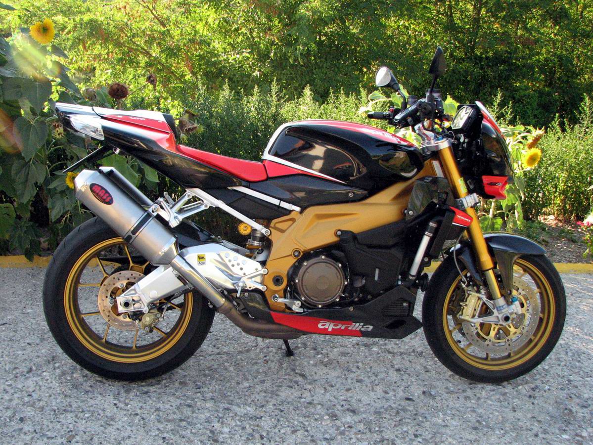 アプリリア トゥオーノ1000 オーバルチタン スリップオンマフラー MASS Exhaust_2