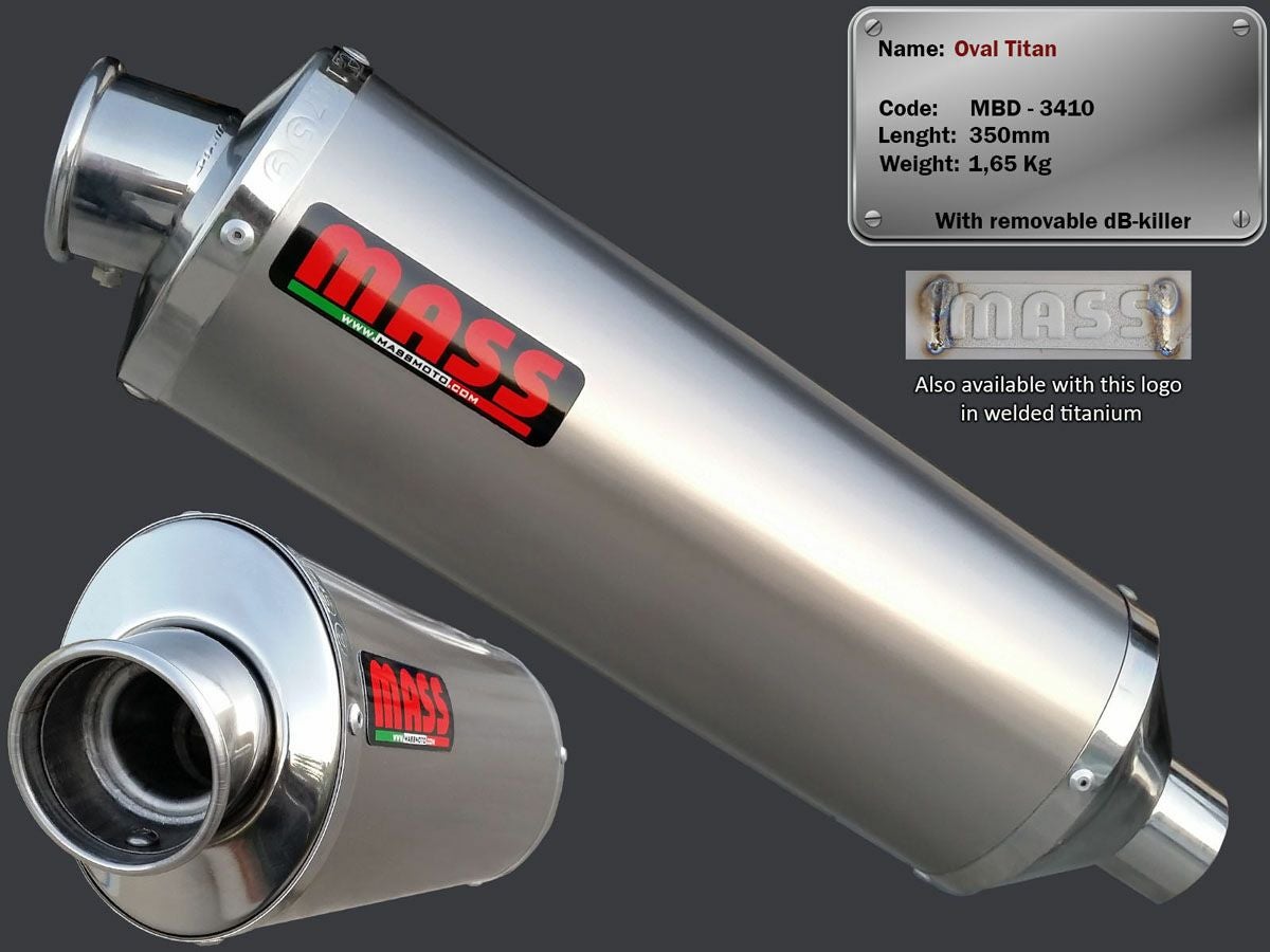 アプリリア トゥオーノ1000 オーバルチタン スリップオンマフラー MASS Exhaust_4