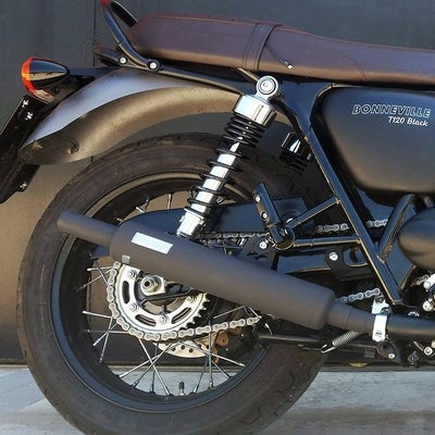 トライアンフ ボンネビルT100/T120 ステンレス ボトルスリップオン 