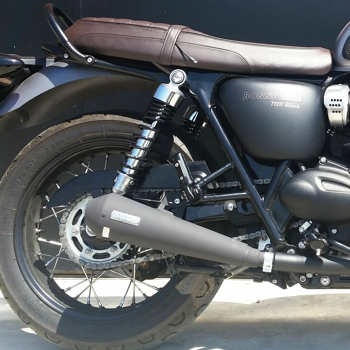 トライアンフ ボンネビルT100/T120 ステンレス Trombレトロ スリップ