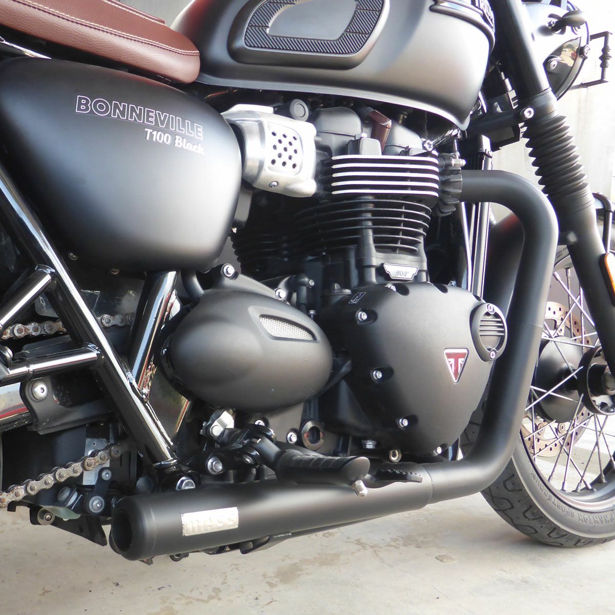 トライアンフ ボンネビルT100/T120 ステンレス 2in2フルエキゾースト