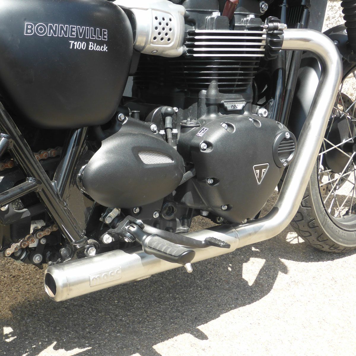 トライアンフ ボンネビルT100/T120 ステンレス 2in2フルエキゾースト