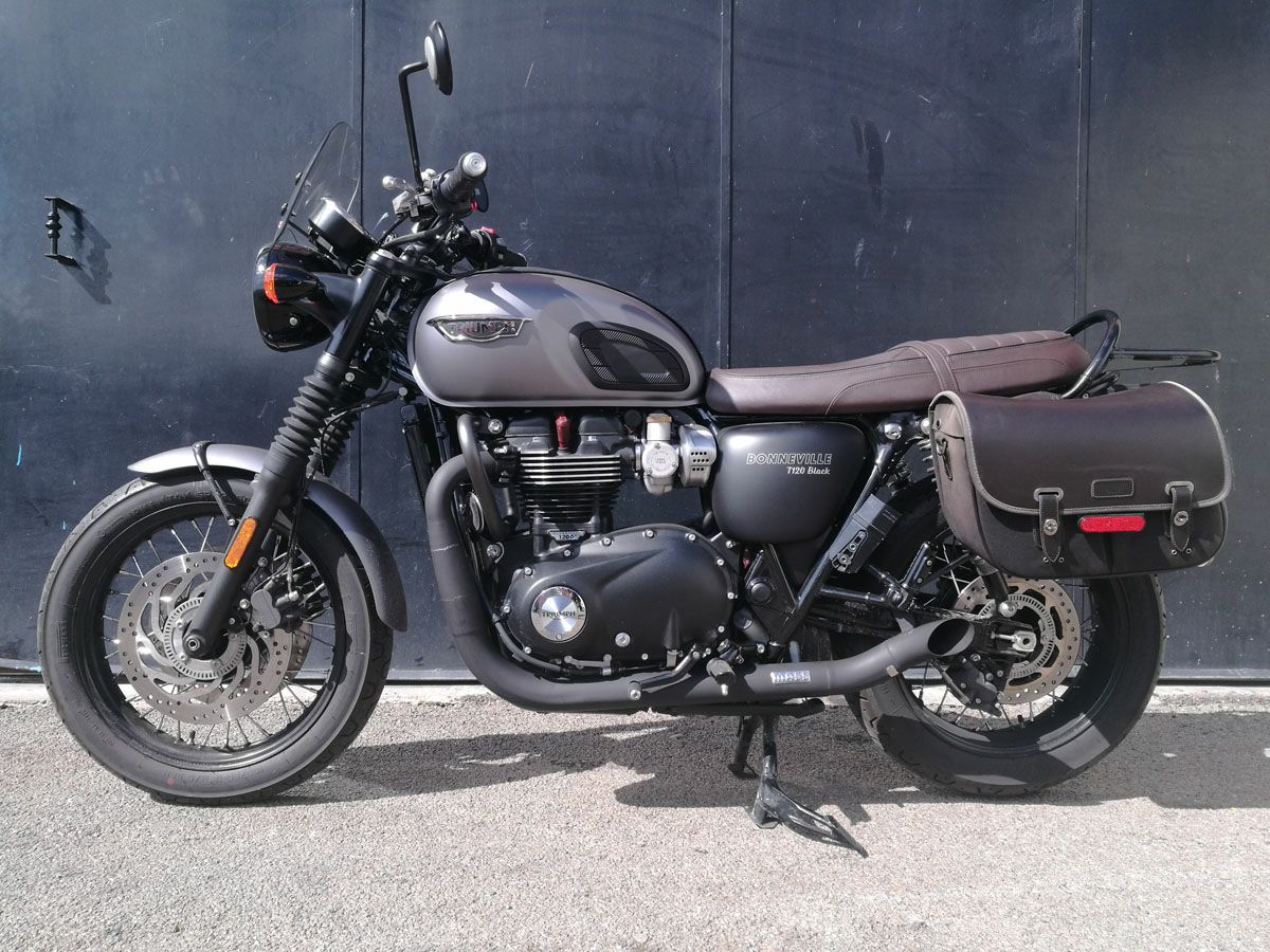 トライアンフ ボンネビルT100/T120 ステンレス 2in2 Hot Rod フル