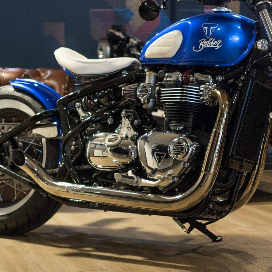 ストリートトリプル675 07-12 スリップオンマフラー レース用 ZARD