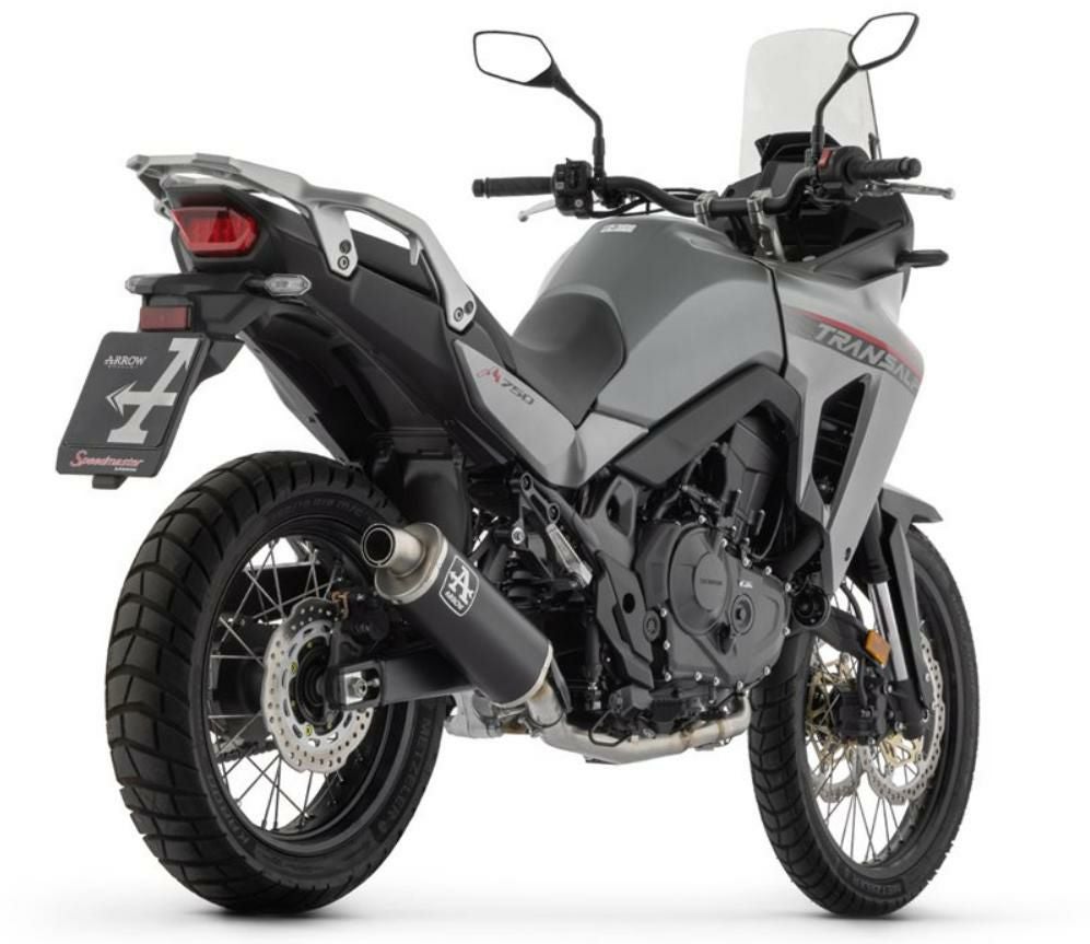 XL750 トランザルプ インディーレース アルミスリップオンマフラー