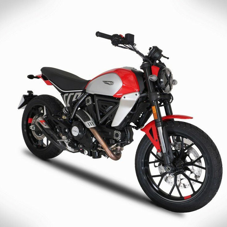 DUCATI スクランブラー800 2023- スリップオンマフラー チタン Eマーク
