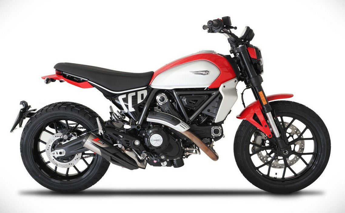 DUCATI スクランブラー800 2023- スリップオンマフラー カーボン E
