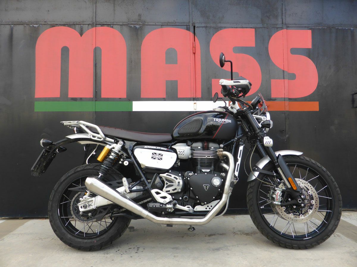 トライアンフ スクランブラー1200XC/XE ステンレス 2in1 Tromb フル