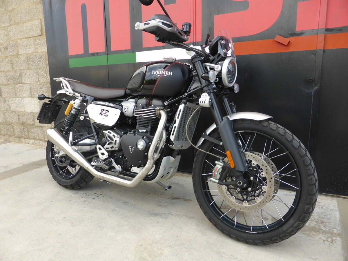 トライアンフ スクランブラー1200XC/XE ステンレス 2in1 Tromb フル