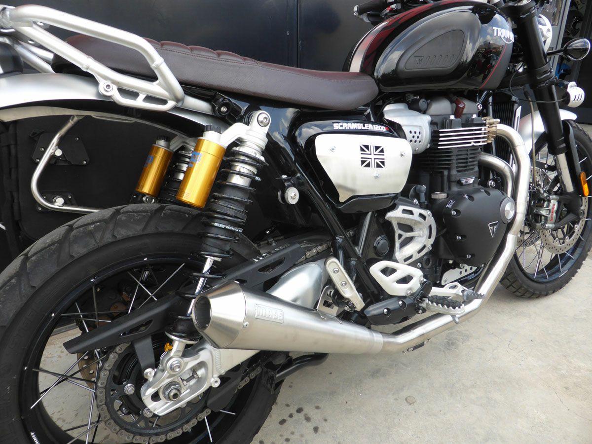 トライアンフ スクランブラー1200XC/XE ステンレス 2in1 Tromb フル
