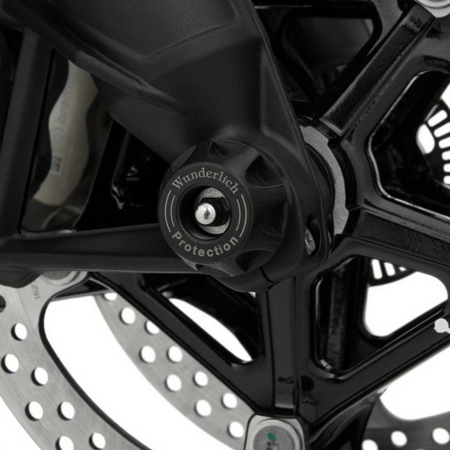 BMW R1300GS/R/RS/RT フロント アクスルスライダー ブラック ワンダー