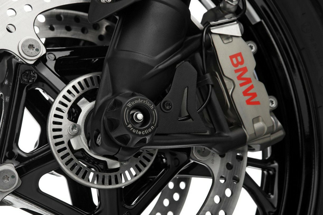 BMW R1300GS/R/RS/RT フロント アクスルスライダー ブラック ワンダー