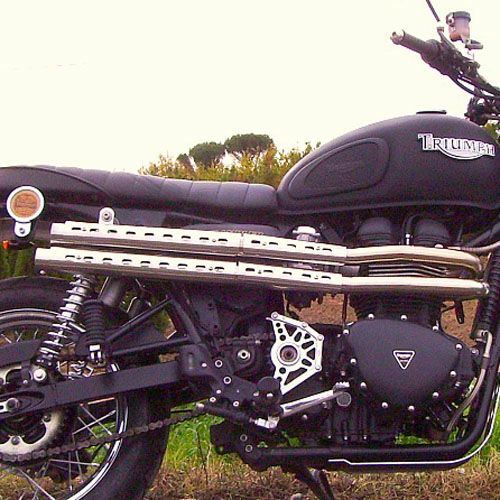 トライアンフ 空冷 ボンネビル T100 スクランブラー フルエキゾースト