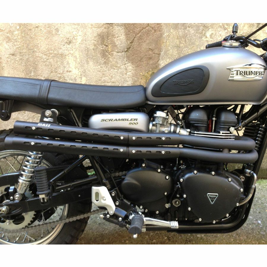 トライアンフ 空冷スクランブラー ステンレス2in2 Mohave フル