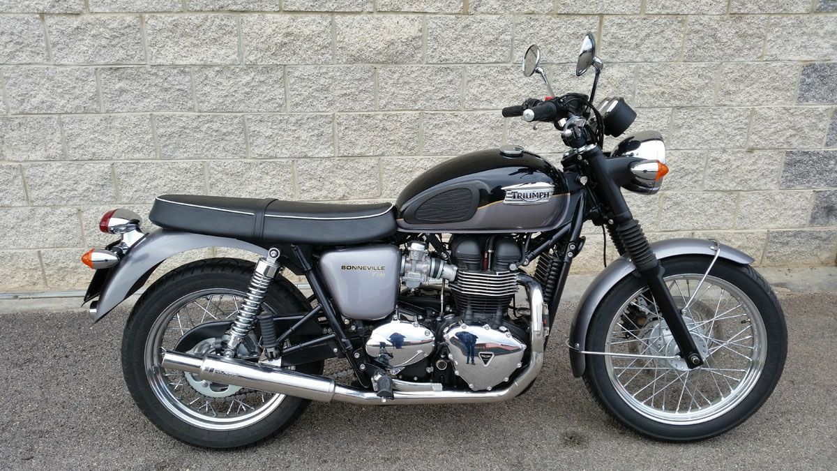 トライアンフ 空冷ボンネビル ボトルステンレス2in1 フルエキゾースト