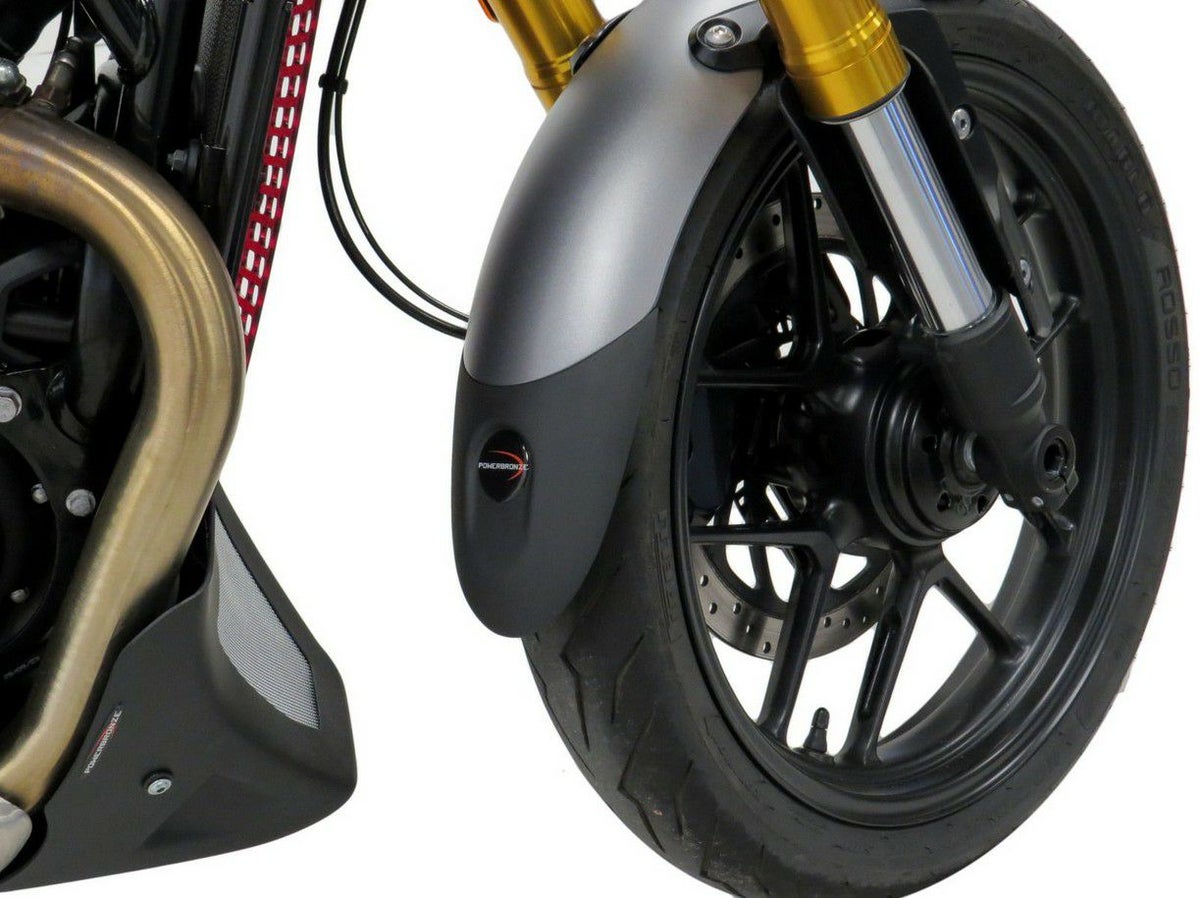 スピード400/スクランブラー400X フロントフェンダーエクステンション パワーブロンズ_2