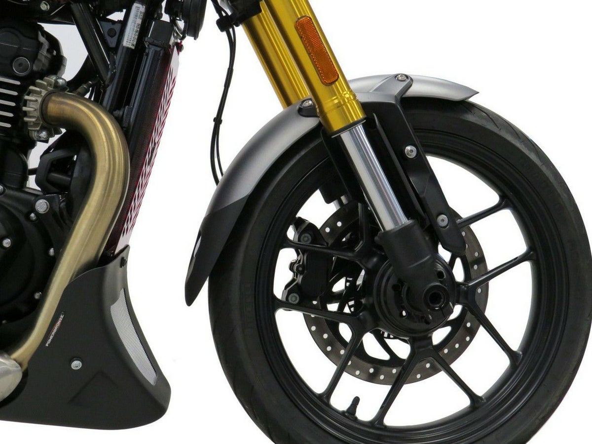 スピード400/スクランブラー400X フロントフェンダーエクステンション パワーブロンズ_3