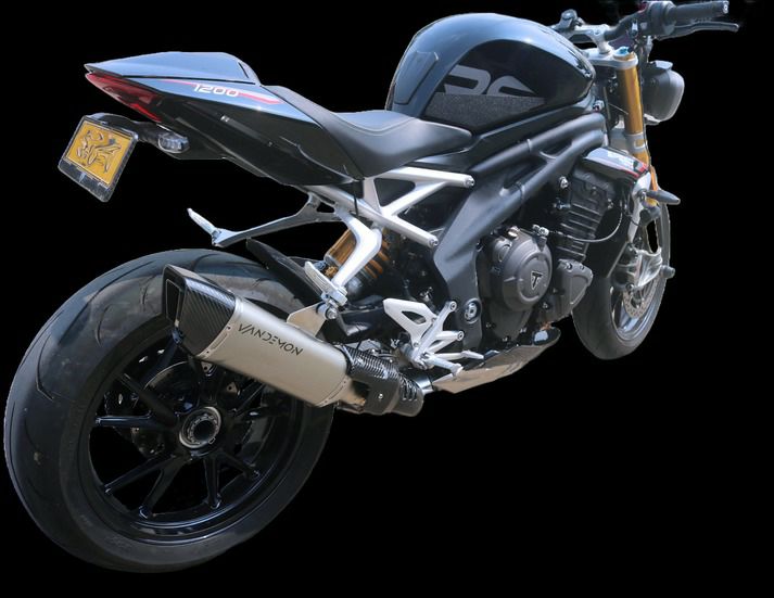 トライアンフ スピードトリプル1200RS/RR (21-24) チタン スリップオン