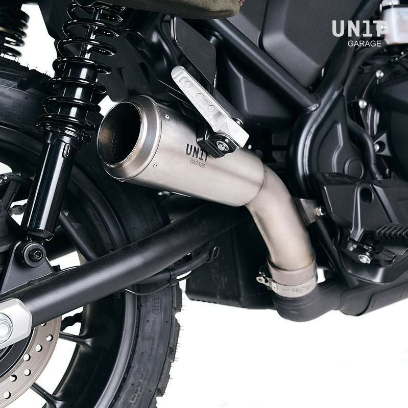 ホンダ CL500 フルエキゾーストマフラー SHORT MEGAPHONE BLACK