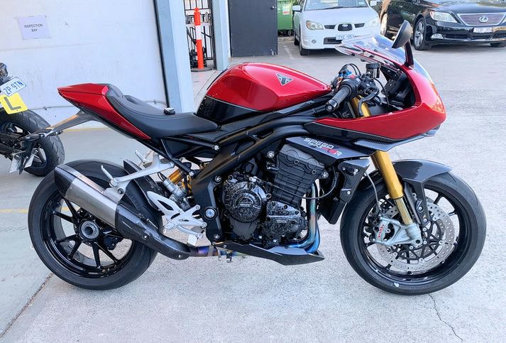 トライアンフ スピードトリプル1200RS/RR チタン フルエキゾースト