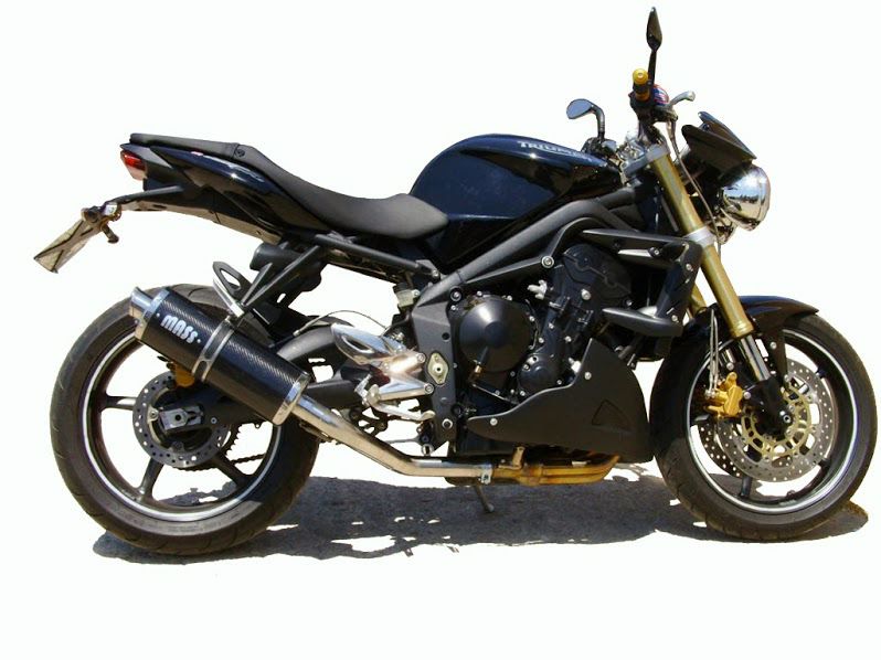 トライアンフ ストリートトリプル675 オーバルカーボン カット 