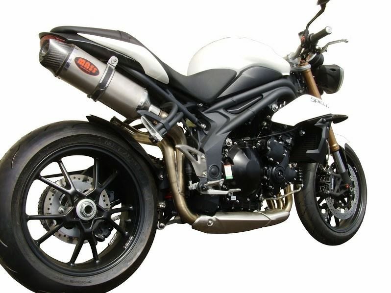 トライアンフ スピードトリプル1050 オーバルチタン スリップオン