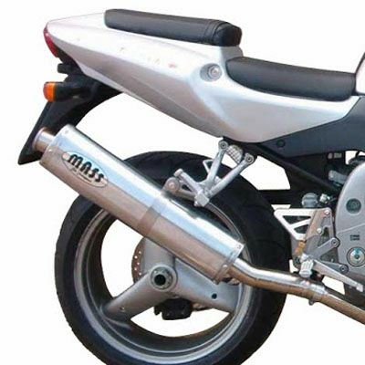トライアンフ スピードトリプル955 オーバルステンレス スリップオン
