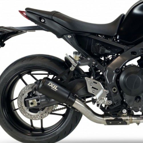 MT-09/XSR900 フルエキゾーストマフラー DUAL HYPERLOW BLACK XL