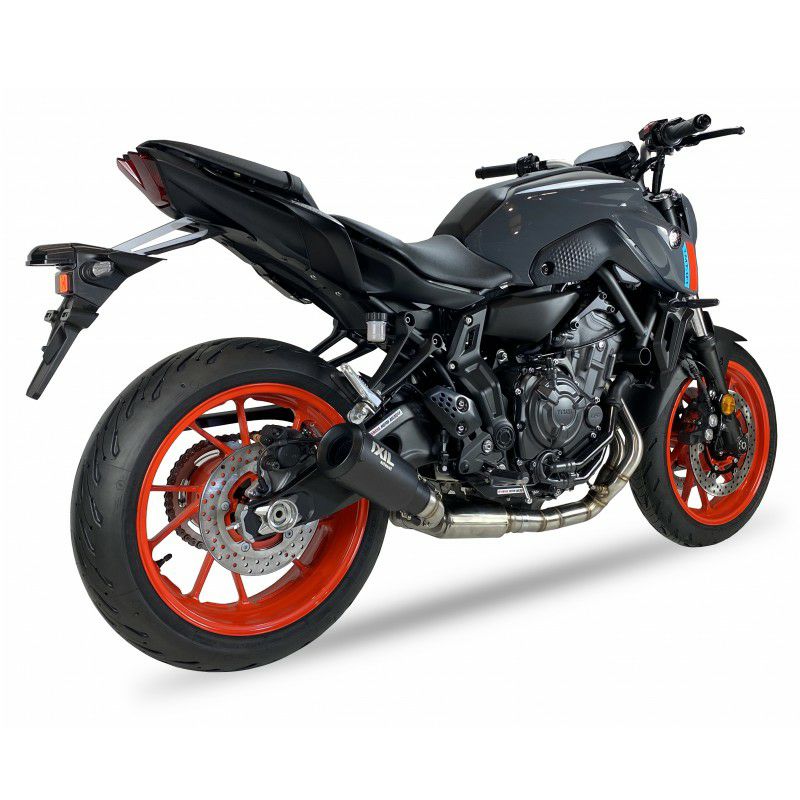 MT-07 21- フルエキゾーストマフラー RACE XTREM ブラック イクシル
