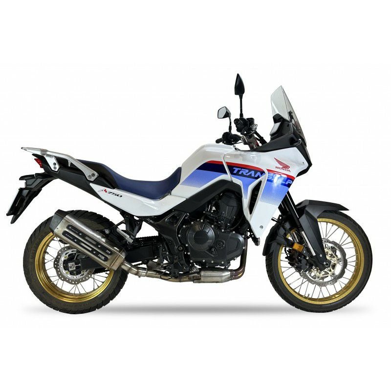 XL750 トランザルプ スリップオンマフラー MEGA XTREM TRAIL Eマーク