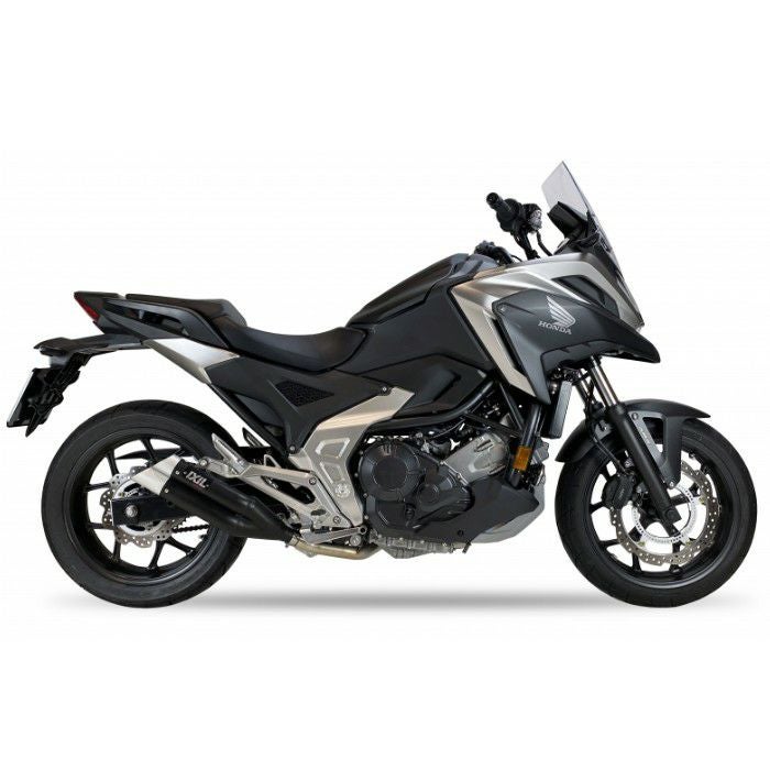 NC700X/NC750X スリップオンマフラー DUAL HYPERLOW BLACK XL イクシル