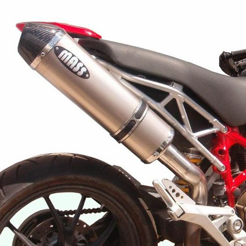 ドゥカティ ハイパーモタード1100 オーバルチタン スリップオン