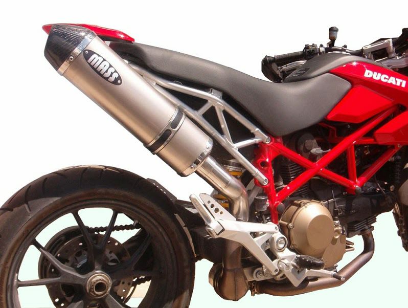ドゥカティ ハイパーモタード1100 オーバルチタン スリップオン