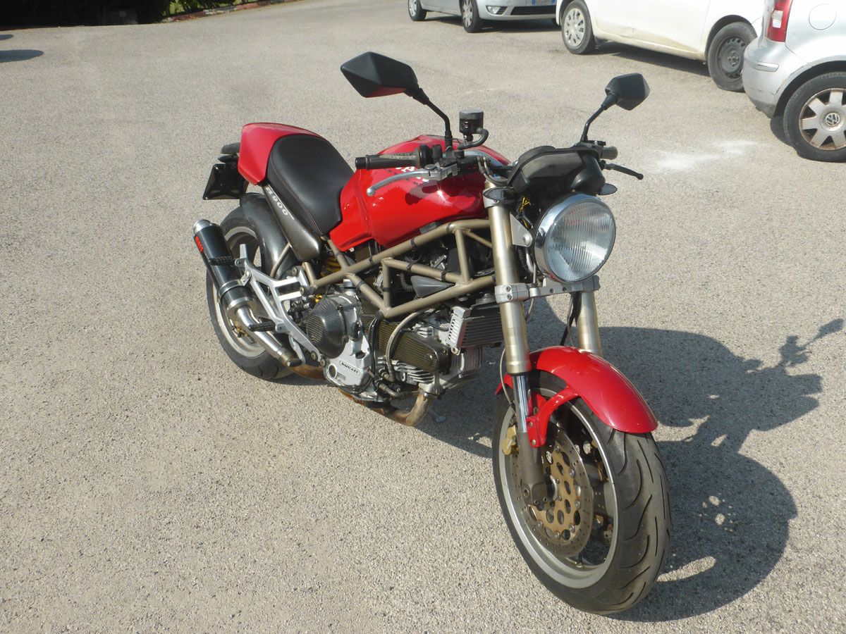 ドゥカティ モンスター600/750/900 Tondo カーボン スリップオン