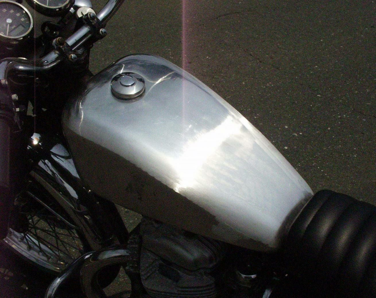 カワサキW400/650 ストレッチスポーツスター アルミタンク BIGCEDAR