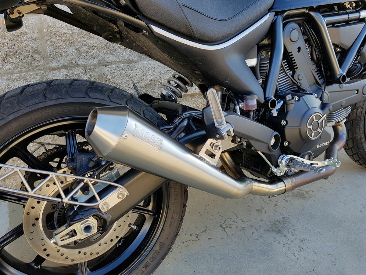 ドゥカティ スクランブラー400 Sixty2 ステンレス Tromb スリップオン