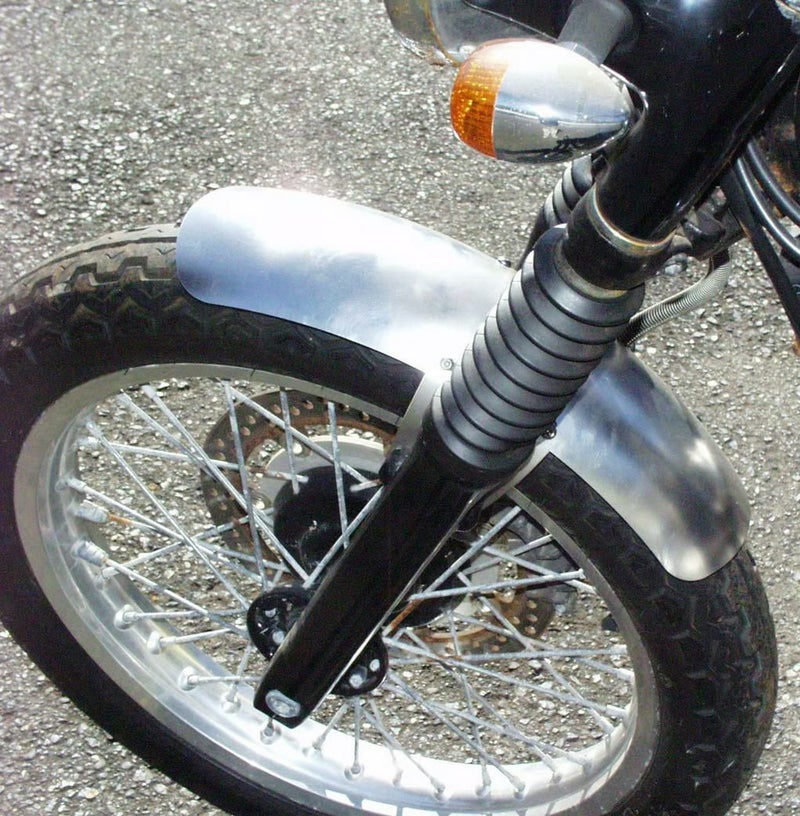 カワサキW400/650 アルミフロントフェンダー BIGCEDAR | バイク 