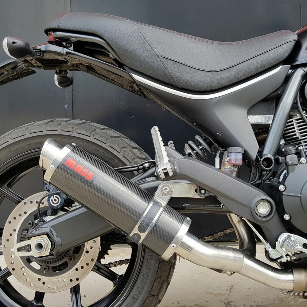 ドゥカティ スクランブラー62用ZARD ステンレス マフラー DUCATI スクランブラーSixty2 16-19 スリップオンマフラー 