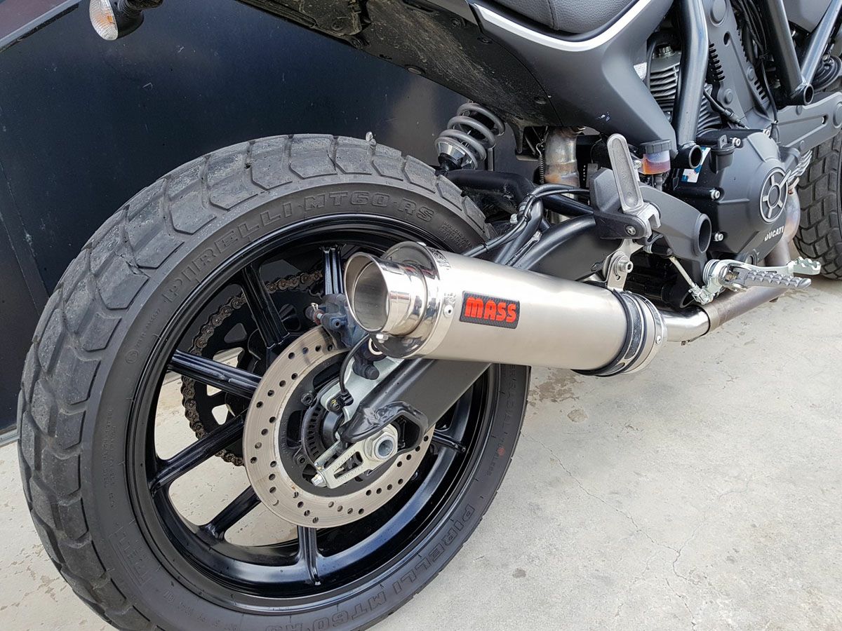 ドゥカティ スクランブラー400 Sixty2 GP1 ステンレス スリップオン
