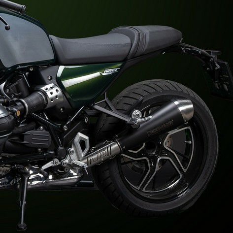 BMW R12/R12nineT スリップオン マフラー レース用 ブラック REMUS