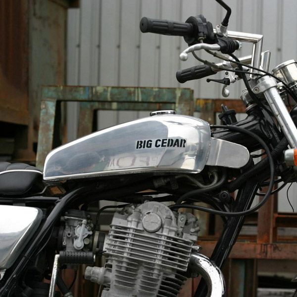 ヤマハ SR400 アルミナロータンク バフ仕上げ BIGCEDAR | バイク