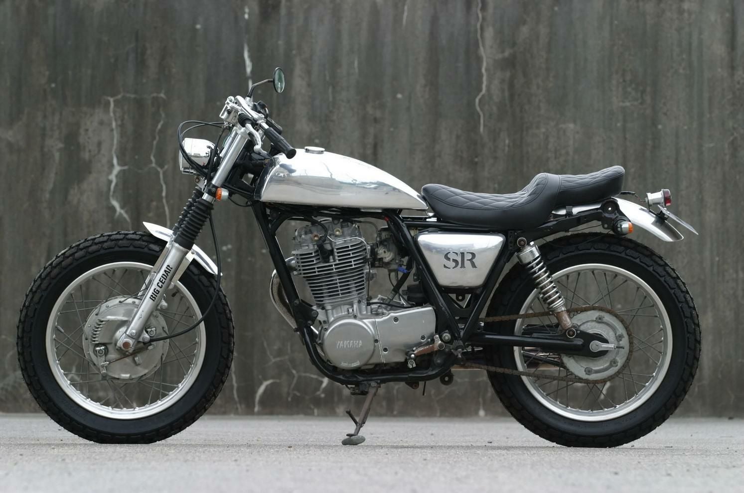 ヤマハ SR400 アルミナロータンク バフ仕上げ BIGCEDAR | バイク