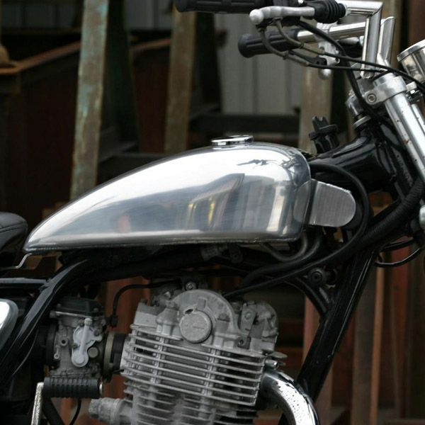 sr400 チョップタンク ヤマハ SR400 アルミチョップタンク バフ仕上げ BIGCEDAR | バイク