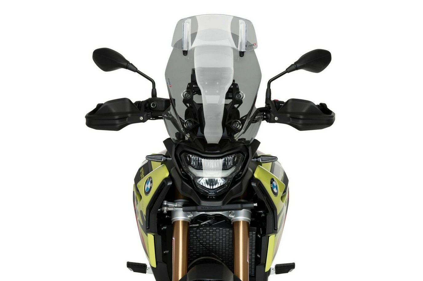 BMW F900GS ツーリングスクリーン バイザー付き スモーク Puig（プーチ