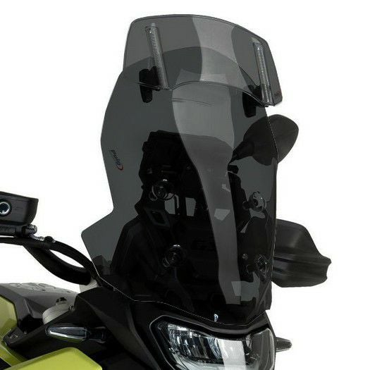  F900GS用 Puig ツーリングスクリーンバイザー付き BMW F900GS ツーリングスクリーン バイザー付き ダークスモーク Puig
