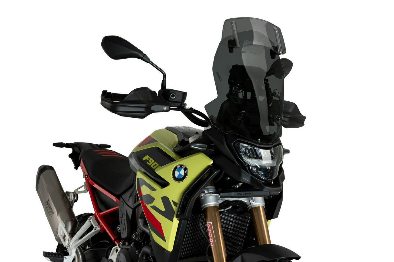 BMW F900GS ツーリングスクリーン バイザー付き ダークスモーク Puig