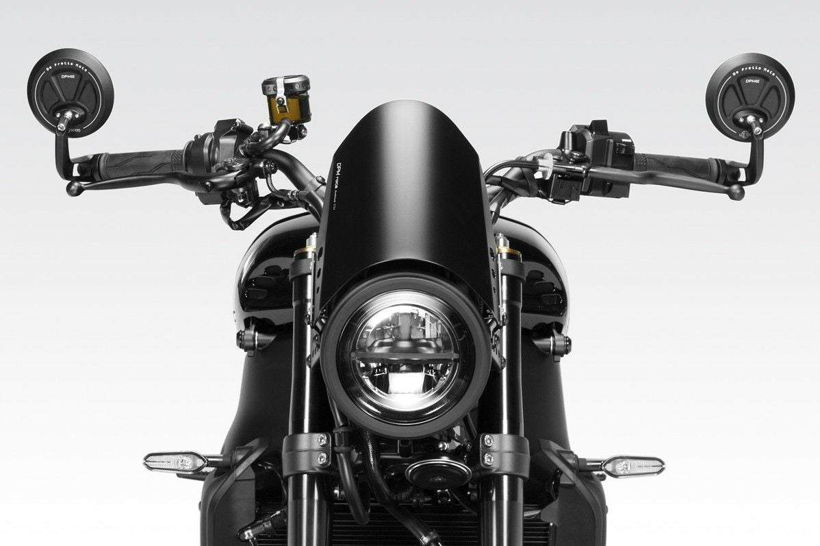 XSR900 22-24 スクリーン アルミ製 ブラック EXENTIAL DPM | バイク