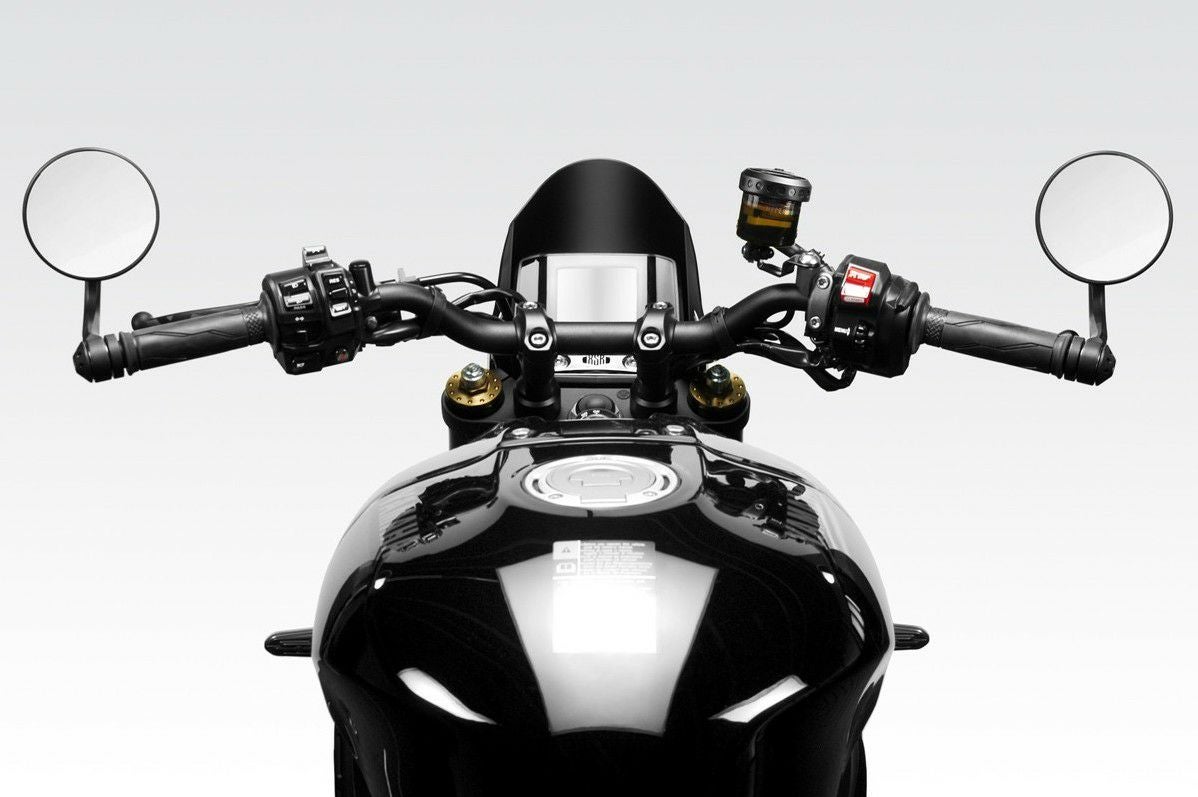 XSR900 22-24 スクリーン アルミ製 ブラック EXENTIAL DPM | バイク