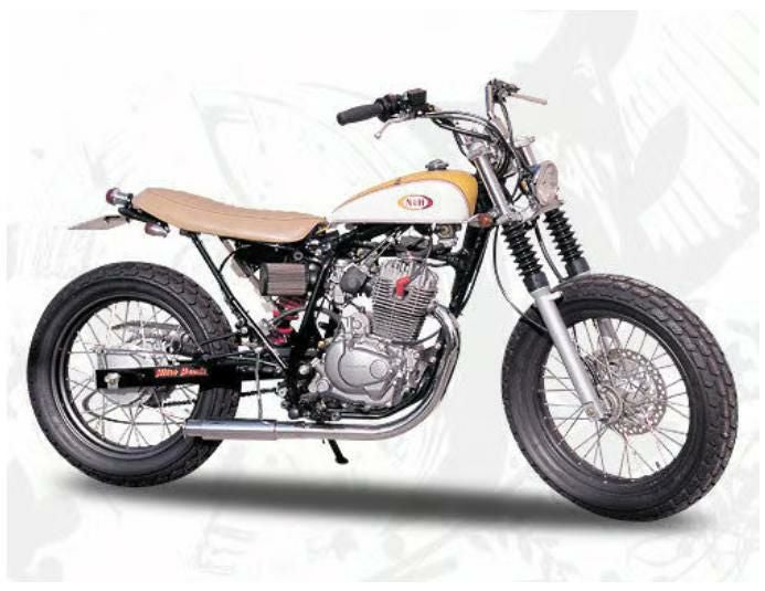 ホンダ FTR223 アルミチョップタンク バフ仕上げ BIGCEDAR | バイク