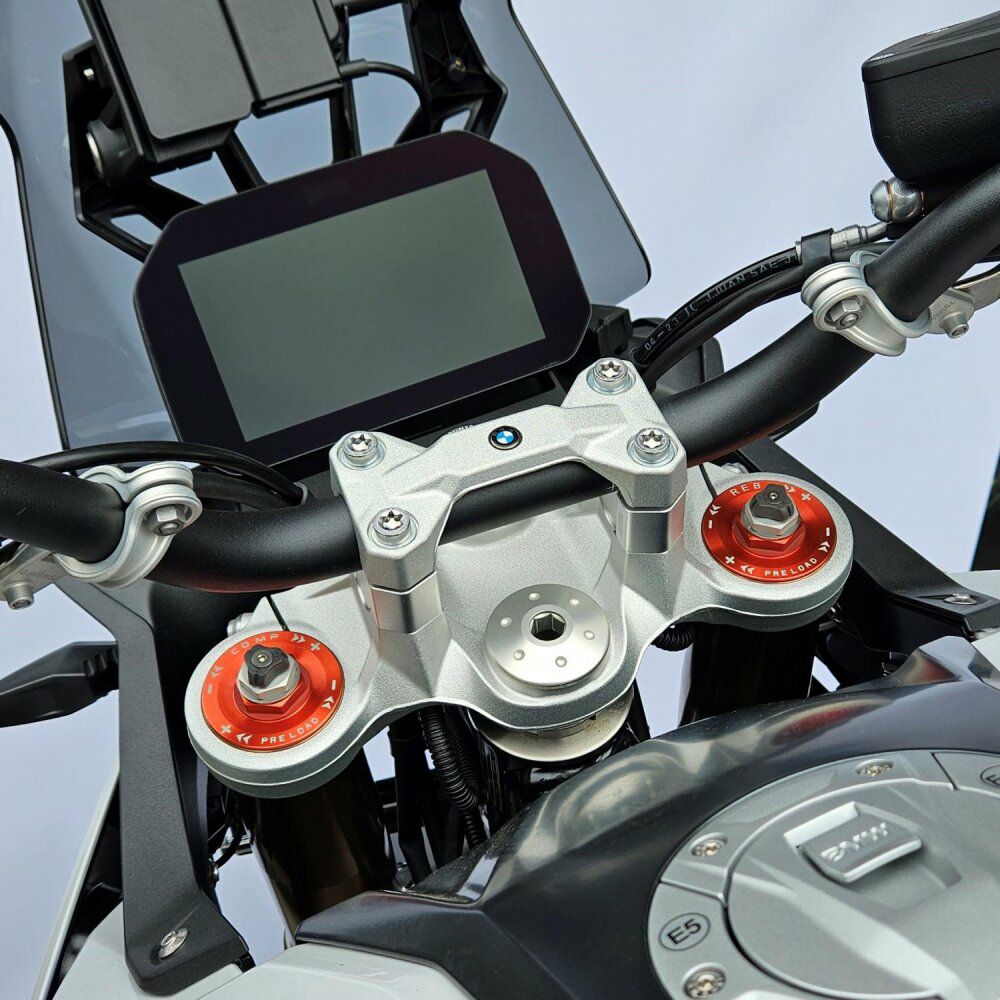 BMW R1300GS 24- ハンドルバーライザー 15mmアップ シルバー VOIGT